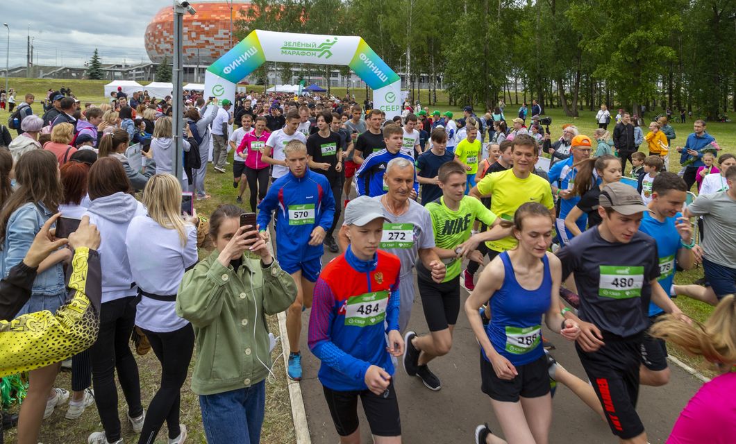 Зеленый марафон Сбербанка Бегущие сердца